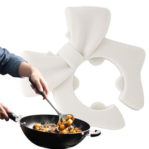 Yianyal Kochlöffelhalter,Silikonkochlöffelhalter | Platzsparende Rutschfeste Löffelablage, Schleifenförmiges Gadget Gestell Für Kochtopf Und Haushalt von Yianyal
