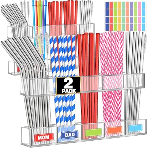 Yianyal Strohhalme Organizer Für Schrank | Haftend Acryl Organizer Für Trinkhalme An Schrank - Wiederverwendbare Aufbewahrung Für Küchenzubehör Wie Pinsel Stäbchen Löffel Für Café Bar Restaurant Yianyal Strohhalme Organizer Für Schrank | Haftend Acryl Organizer Für Trinkhalme An Schrank - Wiederverwendbare Aufbewahrung Für Küchenzubehör Wie Pinsel Stäbchen Löffel Für Café Bar Restaurant von Yianyal