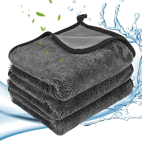 Yibang 3pcs Shiny Bath XXL Trockentuch, Fast Dry Trockentuch für Die Dusche 40x60cm, Shiny Wipes Tücher Original Bad, Duschkabinen Tuch zum Wasser Abziehen in Dusche und Bad von Yibang