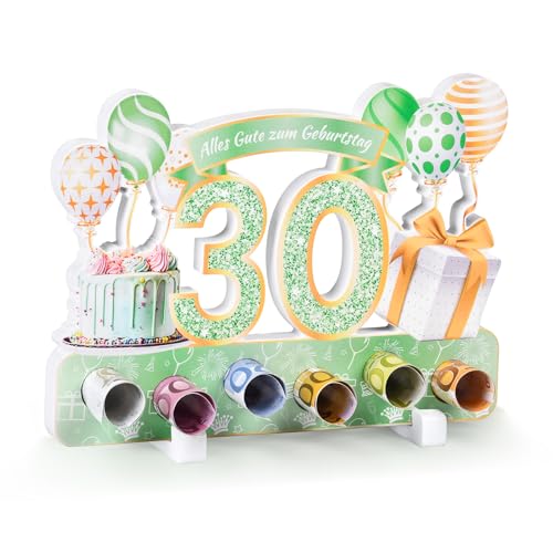 Yibat Deko 30 Geburtstag Frauen Männer Geldgeschenke Verpackung, 30 Geburtstag Deko Grünes Gold Deko von Yibat
