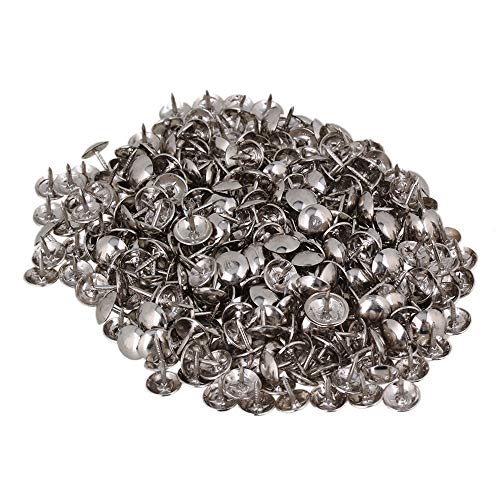 Yibuy Yibuy 200pcs 8 x 9mm Polster Nägel Stud Tack mit runder Kuppelkopf aus Silber von Yibuy