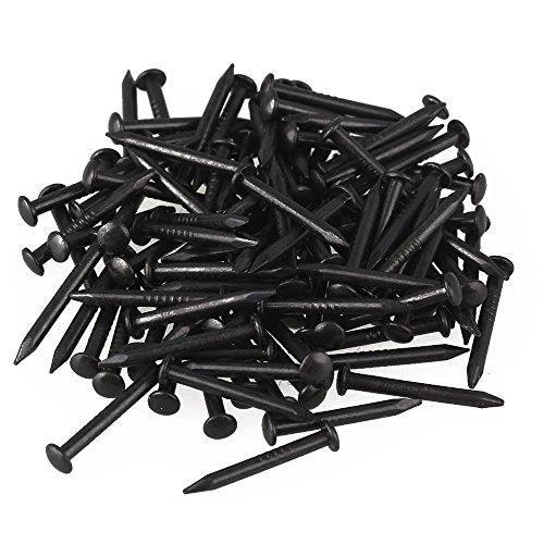 Yibuy Archaize Holzschrauben mit rundem Kopf, 15 x 1,5 mm, Schwarz, 50 Stück Kupfer von Yibuy