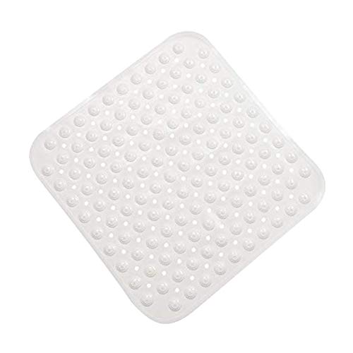 Yicare Duschmatte 48 x 48 cm ? Antirutschmatte für die Duschwanne mit extra starkem Halt ? BPA-frei ? Hochwertige Duscheinlage aus geruchsfreiem PVC. (Weiß) von Yicare