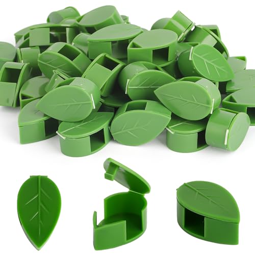 Pflanzenclips 50 Stück,Pflanzenklammern,Pflanzenhalter,Pflanzenclips Wand Für Efeutute,Pflanzenclips Klein,Pflanzen Befestigung Efeutute,Rankhilfe Zimmerpflanzen,Pflanzen Wandhalterung von Yicelerate