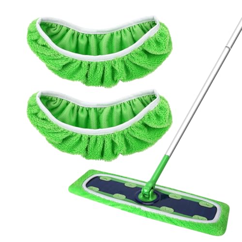 Yicotira Wiederverwendbare Mikrofaser-Wischpads für Swiffer XL Mop – XL Trockenkehrtücher & XL-Feuchtpads Nachfüllpackungen – X-Large strapazierfähige Wischtücher zum Bodenwischen und Kehren, 2 Stück Yicotira Wiederverwendbare Mikrofaser-Wischpads für Swiffer XL Mop – XL Trockenkehrtücher & XL-Feuchtpads Nachfüllpackungen – X-Large strapazierfähige Wischtücher zum Bodenwischen und Kehren, 2 Stück von Yicotira