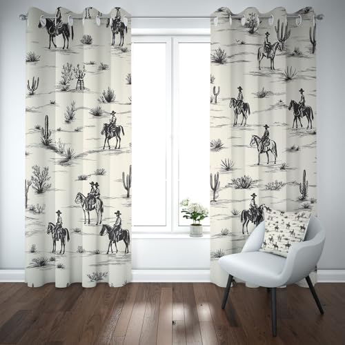 Yidbhsse Amerikanischer Western Curtains Blackout 2er Set 225x140cm, Verdunklungsvorhänge Wohnzimmer Cowboy Pferd Vorhäng Mit Ösen, Kaktus Wüste Blickdichte Gardinen Schlafzimmer Yidbhsse Amerikanischer Western Curtains Blackout 2er Set 225x140cm, Verdunklungsvorhänge Wohnzimmer Cowboy Pferd Vorhäng Mit Ösen, Kaktus Wüste Blickdichte Gardinen Schlafzimmer von Yidbhsse