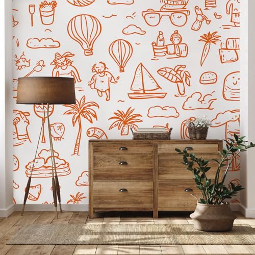 Yidbhsse Kokosnussbaum Wolken Tapeten 3d, Baum Heißluftballon Fototapete Schlafzimmer, Modern Kunst Vliestapete 100x70 cm, Motivtapeten Wandfolie Wandtapete Kinderzimmer, Wand Dekoration Wohnzimmer Yidbhsse Kokosnussbaum Wolken Tapeten 3d, Baum Heißluftballon Fototapete Schlafzimmer, Modern Kunst Vliestapete 100x70 cm, Motivtapeten Wandfolie Wandtapete Kinderzimmer, Wand Dekoration Wohnzimmer von Yidbhsse