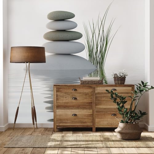 Yidbhsse Kopfsteinpflaster Fototapete 3d, Stein Wasser Tapete 150 x 200 cm, Modern Einfache Vliestapete Schlafzimmer, Wandtapete Kinderzimmer Motivtapeten Wandfolie Wohnzimmer Wand Dekoration von Yidbhsse