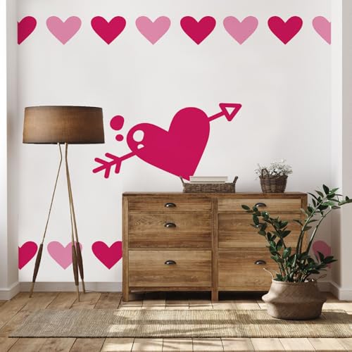 Yidbhsse Romantisch Valentinstag Fototapete 3d Effekt, Herz Fashion Tapete 416 x 254 cm, Rosa Vliestapete Schlafzimmer, Wandtapete Kinderzimmer Motivtapeten Wandfolie Wohnzimmer Wand Dekoration Yidbhsse Romantisch Valentinstag Fototapete 3d Effekt, Herz Fashion Tapete 416 x 254 cm, Rosa Vliestapete Schlafzimmer, Wandtapete Kinderzimmer Motivtapeten Wandfolie Wohnzimmer Wand Dekoration von Yidbhsse