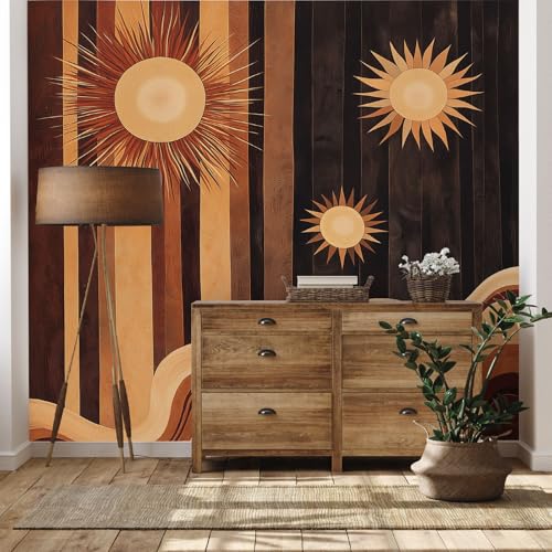 Yidbhsse Sonne Gestreift Tapeten Schlafzimmer, Welle Fashion Vliestapete Wohnzimmer, Vertikale Linien Fototapete Wasserfest, Motivtapeten 3d, Wandtapete Wanddekoration Kinderzimmer 400 x 280 cm Yidbhsse Sonne Gestreift Tapeten Schlafzimmer, Welle Fashion Vliestapete Wohnzimmer, Vertikale Linien Fototapete Wasserfest, Motivtapeten 3d, Wandtapete Wanddekoration Kinderzimmer 400 x 280 cm von Yidbhsse