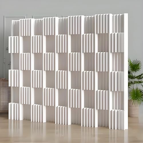 Papier Raumteiler,Faltbar Papier Raumteiler,Raumteiler aus Papier,Faltbarer Raumteiler aus Papier,Raumteiler Privatsphäre Bildschirm,Faltbarer Paravent aus Papier,Multifunktionale Trennwand(59x16.9x59 von Yidlkecqey