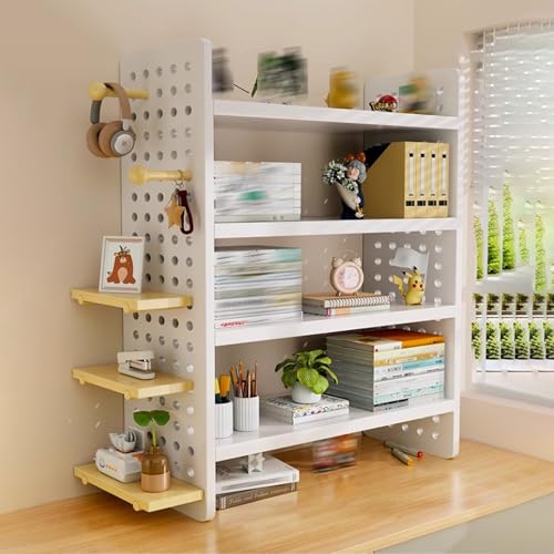 Schreibtisch für Schlafzimmer, Regal aus Holz, Mehrzweck-Aufbewahrungsregal, Schreibtischregal für Schlafzimmer, Weiß, 40 x 20 x 75 cm Schreibtisch für Schlafzimmer, Regal aus Holz, Mehrzweck-Aufbewahrungsregal, Schreibtischregal für Schlafzimmer, Weiß, 40 x 20 x 75 cm von Yidlkecqey