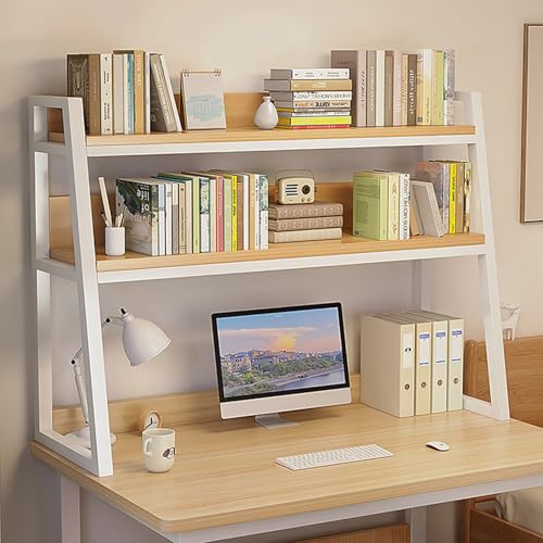 Yidlkecqey Arbeitsplattenregal, Mehrzweck-Bücherregal-Lagerregal, Lagerregal für den Schreibtisch(White,115x32x90cm/45.3x12.6x35.4in) von Yidlkecqey