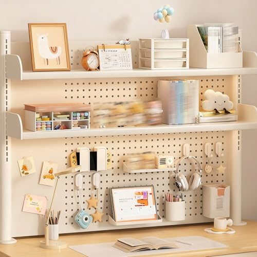 Yidlkecqey Klemmregal für Schreibtisch-Organizer, Metall-Schreibtischs-Erweiterungsregal,Schreibtisch-Bücherregal für Zuhause(60x7x83cm/23.6x2.8x32.7in) von Yidlkecqey