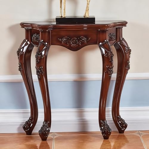 Yidlkecqey Rechteckiger Aufbewahrungstisch aus Holz mit 4 Beinen, EIN Eingangstisch aus Holz, geeignet für den Eingang eines Wohnzimmers, Geeignet für Veranden und Wohnzimmer(E,96x30x80cm/38x12x32in) von Yidlkecqey