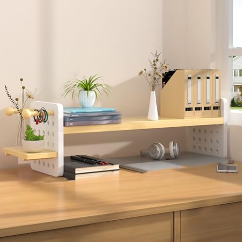 Yidlkecqey Schreibtischaufsteller für Studentenwohnheim, Holzregal für den Schreibtisch, Mehrzweck-Bücherregal, Schreibtisch-Bücherregal für Studentenwohnheim(Light Walnut,60x15x22cm/23.6x5.9x8.7in) Yidlkecqey Schreibtischaufsteller für Studentenwohnheim, Holzregal für den Schreibtisch, Mehrzweck-Bücherregal, Schreibtisch-Bücherregal für Studentenwohnheim(Light Walnut,60x15x22cm/23.6x5.9x8.7in) von Yidlkecqey