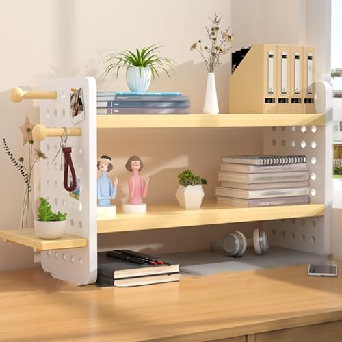 Yidlkecqey Schreibtischaufsteller für Studentenwohnheim, Holzregal für den Schreibtisch, Mehrzweck-Bücherregal, Schreibtisch-Bücherregal für Studentenwohnheim(Light Walnut,50x15x36cm/19.7x5.9x14.2in) Yidlkecqey Schreibtischaufsteller für Studentenwohnheim, Holzregal für den Schreibtisch, Mehrzweck-Bücherregal, Schreibtisch-Bücherregal für Studentenwohnheim(Light Walnut,50x15x36cm/19.7x5.9x14.2in) von Yidlkecqey