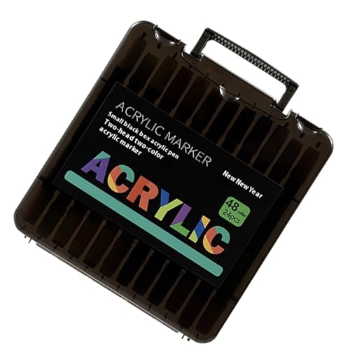 Yidueace Acrylmalstift,Doppelspitzige Textilmalstifte - Wasserdichte Auswaschfeste Kreativmaterialien Für Kinder-Kunst, Illustration, Scrapbooking & Journaling Yidueace Acrylmalstift,Doppelspitzige Textilmalstifte - Wasserdichte Auswaschfeste Kreativmaterialien Für Kinder-Kunst, Illustration, Scrapbooking & Journaling von Yidueace