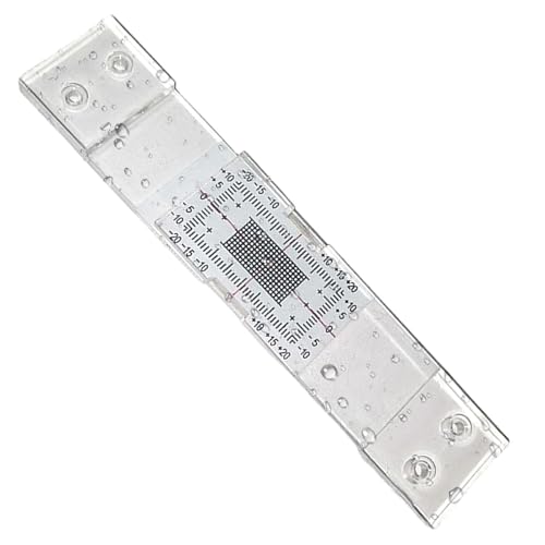 Yidueace Beton Rissmonitor - Präzisions Rissbildungsmessgerät Für Ecken,Analoge Transparente Vorrichtung Waagerechtes Messgerät Für Erdbebensicherung Bauwerksanalyse Wandkonstruktion Verstärkte von Yidueace