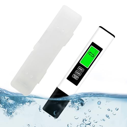 Yidueace Digitaler Wasserqualitätstester, Wasser-Testgerät Digitale Stiftform, Automatische Abschaltung Mit Zweifarb-Hintergrundbeleuchtung Für Hydroponik Pool Haushalt Lebensmittelverarbeitung Yidueace Digitaler Wasserqualitätstester, Wasser-Testgerät Digitale Stiftform, Automatische Abschaltung Mit Zweifarb-Hintergrundbeleuchtung Für Hydroponik Pool Haushalt Lebensmittelverarbeitung von Yidueace