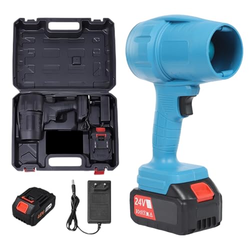 Yidueace Elektrischer Laubbläser Akkubetrieben | Schneefeger & Staubbläser,Mit Verstellbarer Geschwindigkeit Tragbarer Laubbläser Mit Akku Und Ladegerät Für Einfahrt Garten Haus Und Hof Auto Outdoor von Yidueace