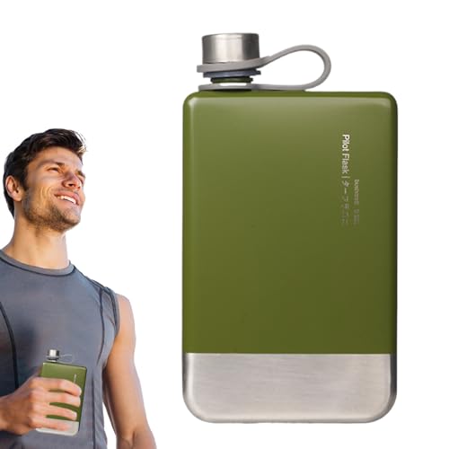 Yidueace Flachmann - Multifunktionale Spirituosenflaschen | Wiederverwendbare Edelstahl Flasche Für Getränke Kaffee Outdoor Aktivitäten Yidueace Flachmann - Multifunktionale Spirituosenflaschen | Wiederverwendbare Edelstahl Flasche Für Getränke Kaffee Outdoor Aktivitäten von Yidueace