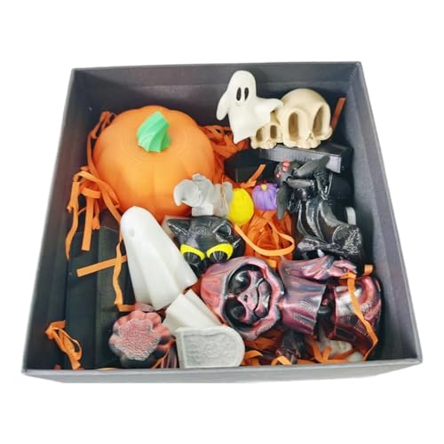 Yidueace Halloween Ornamente,20 Stück Gruselfiguren Schreibtisch Deko | Totenkopf Statue Kleine Wohndeko Für Feiertage Geburtstag Haus Wohnzimmer Schlafzimmer Arbeitszimmer Yidueace Halloween Ornamente,20 Stück Gruselfiguren Schreibtisch Deko | Totenkopf Statue Kleine Wohndeko Für Feiertage Geburtstag Haus Wohnzimmer Schlafzimmer Arbeitszimmer von Yidueace