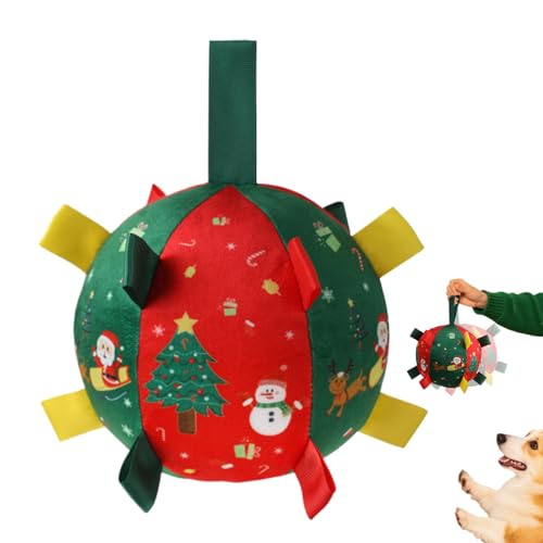 Yidueace Hundebälle Für Starke Kauer - Weihnachts Plüsch Quietschball Hundekauspielzeug - Interaktives Welpen Zubehör Klein Groß Spiel Bewegung Beschäftigung Stimulation Langeweile Yidueace Hundebälle Für Starke Kauer - Weihnachts Plüsch Quietschball Hundekauspielzeug - Interaktives Welpen Zubehör Klein Groß Spiel Bewegung Beschäftigung Stimulation Langeweile von Yidueace
