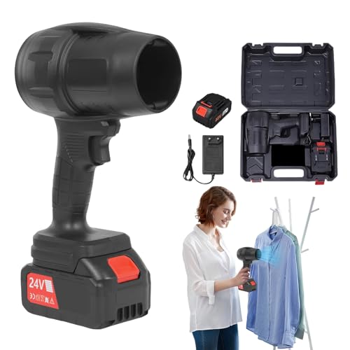 Yidueace Kabelloses Gebläse - Leistungsstarker Luftbläser - Mit Verstellbarer Geschwindigkeit Tragbarer Laubbläser Mit Akku Und Ladegerät Für Einfahrt Garten Haus Und Hof Auto Outdoor Camping Terrasse Yidueace Kabelloses Gebläse - Leistungsstarker Luftbläser - Mit Verstellbarer Geschwindigkeit Tragbarer Laubbläser Mit Akku Und Ladegerät Für Einfahrt Garten Haus Und Hof Auto Outdoor Camping Terrasse von Yidueace