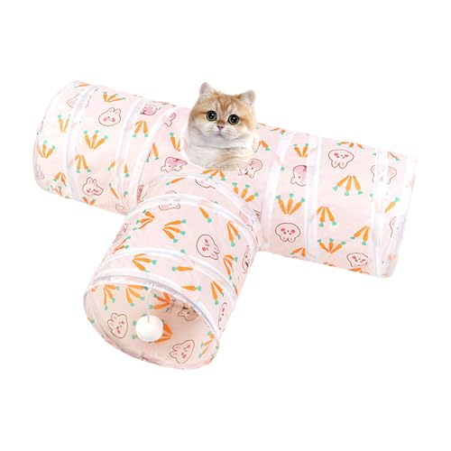 Yidueace Katzen Tunnel Röhre - Interaktiver 3-Wege Zusammenfaltbarer Kätzchen Spieltunnel,Katzen Versteck Loch Spielzeug, Haustier Zubehör für Kleine Hunde Kaninchen Innen Außen Garten Bereich Yidueace Katzen Tunnel Röhre - Interaktiver 3-Wege Zusammenfaltbarer Kätzchen Spieltunnel,Katzen Versteck Loch Spielzeug, Haustier Zubehör für Kleine Hunde Kaninchen Innen Außen Garten Bereich von Yidueace