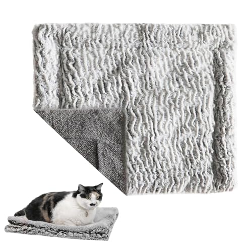 Yidueace Katzen Wärmebett | Thermoaktives Pad Für Katzenhäuser Im Außenbereich - rutschfeste Plüschdecke Für Kleine Haustiere Welpen Kitten Kaninchen Reise Käfig Yidueace Katzen Wärmebett | Thermoaktives Pad Für Katzenhäuser Im Außenbereich - rutschfeste Plüschdecke Für Kleine Haustiere Welpen Kitten Kaninchen Reise Käfig von Yidueace