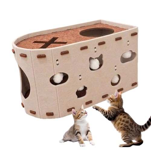 Yidueace Katzenhaus Kratzbrett | Filz Versteck Haus - Möbelschutz Kratztraining Versteck Für Innenräume Wohnung Büro Arbeitsplatz Zuhause Schlafzimmer Wohnzimmer Yidueace Katzenhaus Kratzbrett | Filz Versteck Haus - Möbelschutz Kratztraining Versteck Für Innenräume Wohnung Büro Arbeitsplatz Zuhause Schlafzimmer Wohnzimmer von Yidueace