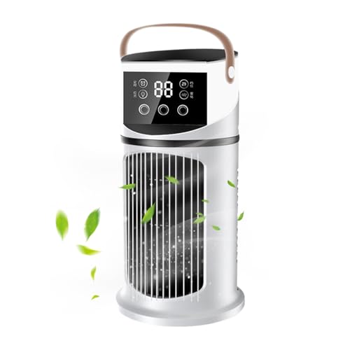 Yidueace Mobile Klimageräte - Ventilator Mit Verdunstungskühlung | Leiser Luftkühler Mit 640ml Wassertank Für Terrasse Picknick Garage Zu Hause Unterwegs Draußen Drinnen Büro Yidueace Mobile Klimageräte - Ventilator Mit Verdunstungskühlung | Leiser Luftkühler Mit 640ml Wassertank Für Terrasse Picknick Garage Zu Hause Unterwegs Draußen Drinnen Büro von Yidueace