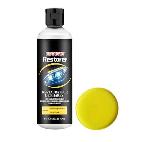 Yidueace Scheinwerfer Reiniger Spray, 100ml Autoscheinwerfer Reiniger Wiederherstellungsmittel, Kfz Außenbereich Zubehör, Scheinwerfer Reinigungs Aufbereitungsset für Wohnmobil Limousine Reisemobil Yidueace Scheinwerfer Reiniger Spray, 100ml Autoscheinwerfer Reiniger Wiederherstellungsmittel, Kfz Außenbereich Zubehör, Scheinwerfer Reinigungs Aufbereitungsset für Wohnmobil Limousine Reisemobil von Yidueace