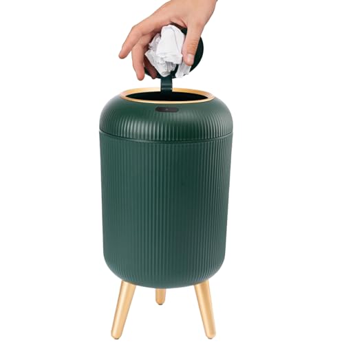 Yidueace Sensor Mülleimer | 10 Liter Bewegungs Sensor Mülleimer | Abfallbehälter für Küche Bad Schlafzimmer | Hotel Klassenzimmer Pausenraum Unter Spüle von Yidueace