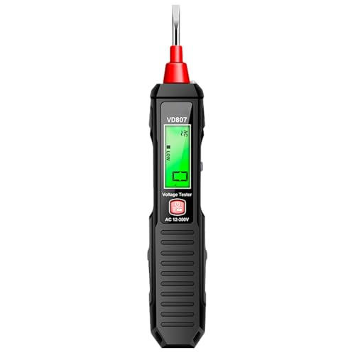 Yidueace Spannungsprüfer - Berührungsloser Stromkreisprüfer mit Digitaldisplay - Spannungs- und Stromtester für 12-300V AC im Auto, Haushalt, für Kühlschrank & Motor Yidueace Spannungsprüfer - Berührungsloser Stromkreisprüfer mit Digitaldisplay - Spannungs- und Stromtester für 12-300V AC im Auto, Haushalt, für Kühlschrank & Motor von Yidueace