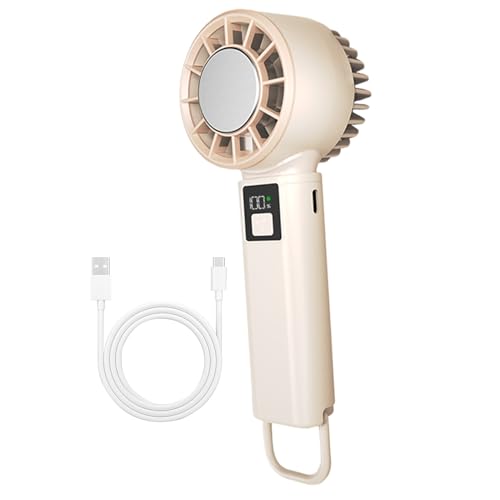 Yidueace Tragbarer Hand Fan,Persönlicher Handventilator - 2000mAh 5 Stufen Einstellbar Zubehör Für Sport Reise Büro Camping Unterwegs von Yidueace