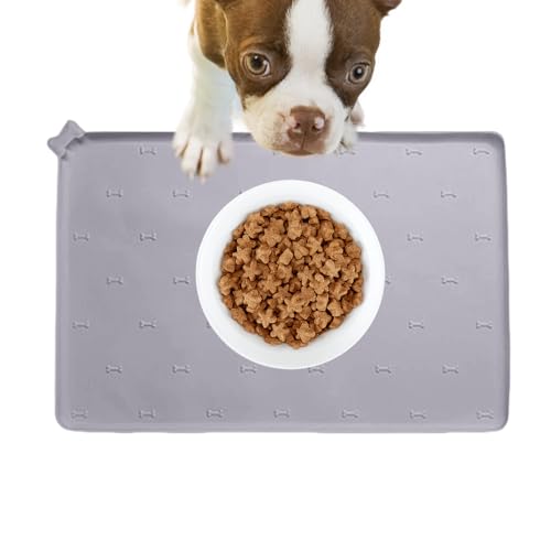 Yidueace Wassernapf Unterlage | Katzenfutter Matte - 60 x 40 cm Silikon rutschfeste Faltbare Schnell Trocknende Auslaufsichere Fütterungsmatte Für Küchenboden Für Haustiere In Yidueace Wassernapf Unterlage | Katzenfutter Matte - 60 x 40 cm Silikon rutschfeste Faltbare Schnell Trocknende Auslaufsichere Fütterungsmatte Für Küchenboden Für Haustiere In von Yidueace