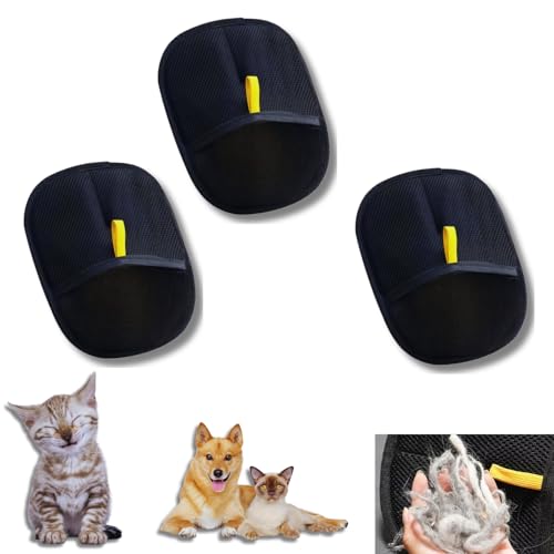 Doppelseitiger Fellmagnet Handschuh, Antistatischer Haarentfernung Handschuh für Tiere,Wiederverwendbarer Haarentfernung Handschuh,Waschbar Katzenhaarentfernung Fellpflegehandschuh Massagefunktion*3 Doppelseitiger Fellmagnet Handschuh, Antistatischer Haarentfernung Handschuh für Tiere,Wiederverwendbarer Haarentfernung Handschuh,Waschbar Katzenhaarentfernung Fellpflegehandschuh Massagefunktion*3 von Yigoo