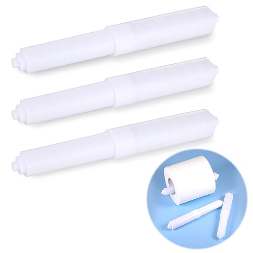 3 Pack Toilettenpapierhalter Weiß Ersatzrollenhalter Toilettenpapier Toilet Roll Holder, Toilettenpapierrollenhalter Aus Kunststoff, Passt Auf Die Meisten Toilettenpapierhalter Einsatz in Haushalt WC von Yihaifu