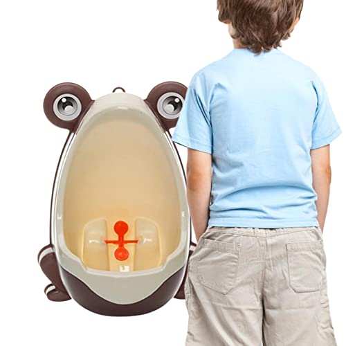 Yiida Jungen-Urinal-Töpfchen-Training - Frosch-Pee-Training,Töpfchen-Trainings-Urinale für Jungen, süßes Affen-Töpfchen mit lustiger Zielwindmühle für Kinder, Kleinkinder, Kinder, Jungen von Yiida