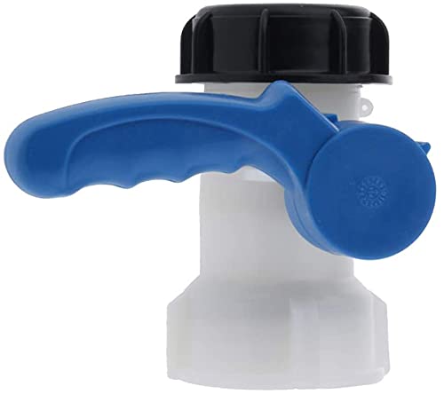 Yikko IBC-Wassertank Universal Adapter, IBC Behälter Container Auslass regelventil, IBC Tank Hahn 75mm DN50 Klappenhahn von Yikko