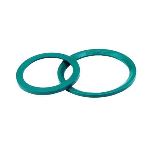 2 Stück Innendurchmesser 13.8mm Fluorkautschuk ED-Typ Winkelkontaktdichtung, Außendurchmesser 18.9mm Dichtring, Gesamthöhe 1.5mm, für schnelle Rohrverbindungsabdichtung von Yilaba