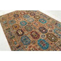 Brauner 7x10 Belutsch Teppich - Natürlicher Handgeknüpfter Orientteppich Aus Wolle Schlafzimmer Esstisch Teppiche von YildizRugs