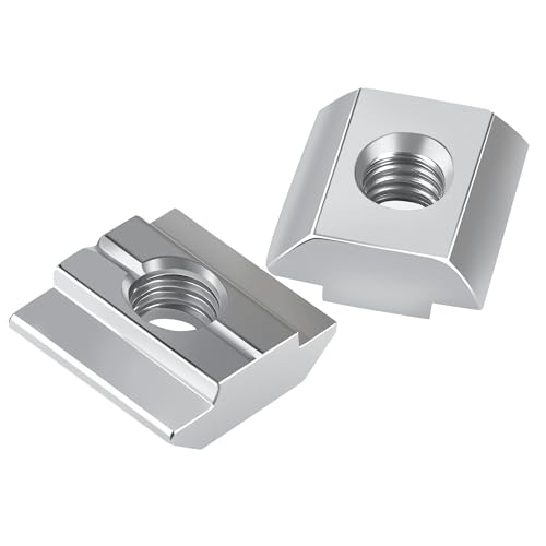 36 Stück Nutensteine Nut 8 - Typ B,Nutensteine M6 30 x 30 T-Nutensteine Schiebemuttern T-Nut Kohlenstoffstahl Set für Aluminiumprofil-Extrusionsschlitz 30-Serie von YiliYa