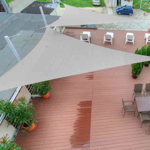 Sonnensegel Dreieck,2 x 2 x 2m Sonnensegel Con Befestigungsseile Sonnenschutz Atmungsaktiv HDPE Sonnensegel Dreieckig für Garten Balkon Terrasse Camping(Anthrazit Sonnensegel Dreieck,2 x 2 x 2m Sonnensegel Con Befestigungsseile Sonnenschutz Atmungsaktiv HDPE Sonnensegel Dreieckig für Garten Balkon Terrasse Camping(Anthrazit von YiliYa