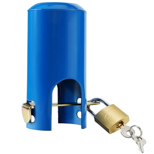 Wasserhahn Schloss, Außenwasserhahn Abdeckung Wasserhahn Verriegelung Anti Diebstahl Wasserhahnschloss Wassersparend Wasserhahnsperre Hahnschloss Faucet Lock für Außen, Küchen, Gartenschlauch von YiliYa