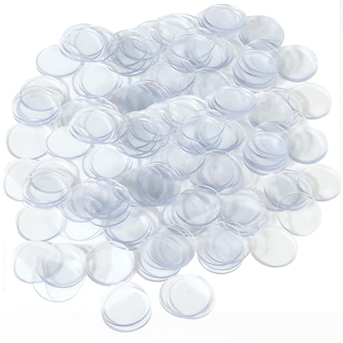 100 Stück Rund Antirutsch Pads,27 X 2 mm Transparente Anti Rutsch Pads Nicht Klebende Elastikpuffer Gummi Glastischplatte Greifer für Glasplatte Tisch Schrank(No Glue) 100 Stück Rund Antirutsch Pads,27 X 2 mm Transparente Anti Rutsch Pads Nicht Klebende Elastikpuffer Gummi Glastischplatte Greifer für Glasplatte Tisch Schrank(No Glue) von YiliYa
