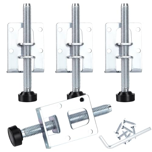 YiliYa 4 Stück Verstellbare Möbelfüße Set, M9*102mm Schwerlast-Möbel-Nivellierfüße, Höhenverstellbare Füße für Möbel mit Kleine Schraube, für Möbel, Tisch, Regale, Schränke, Werkbank YiliYa 4 Stück Verstellbare Möbelfüße Set, M9*102mm Schwerlast-Möbel-Nivellierfüße, Höhenverstellbare Füße für Möbel mit Kleine Schraube, für Möbel, Tisch, Regale, Schränke, Werkbank von YiliYa