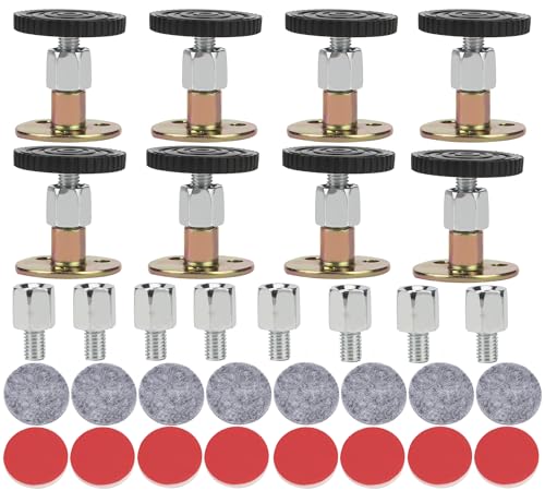 YiliYa 8 Stück Verstellbares Bettrahmen-Anti-Shake-Werkzeug, 28-105 mm Kopfteil-Stopper, Bettgestell-Halter, Verstellbarer Gewinde-Bettrahmen, Anti-Schüttel-Werkzeug, verstellbar von YiliYa
